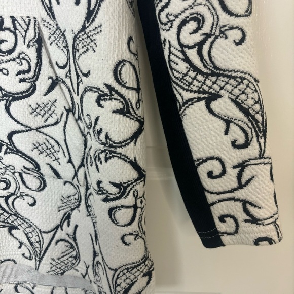 Tonia Debellis Black and White Tunic Small - Picture 7 of 10